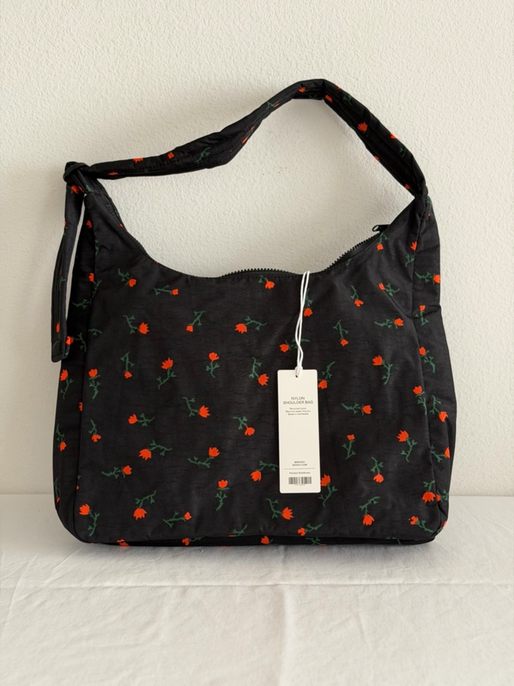 Baggu Nylon Shoulder Bag in Painted Wildflower - Picture 5 of 7